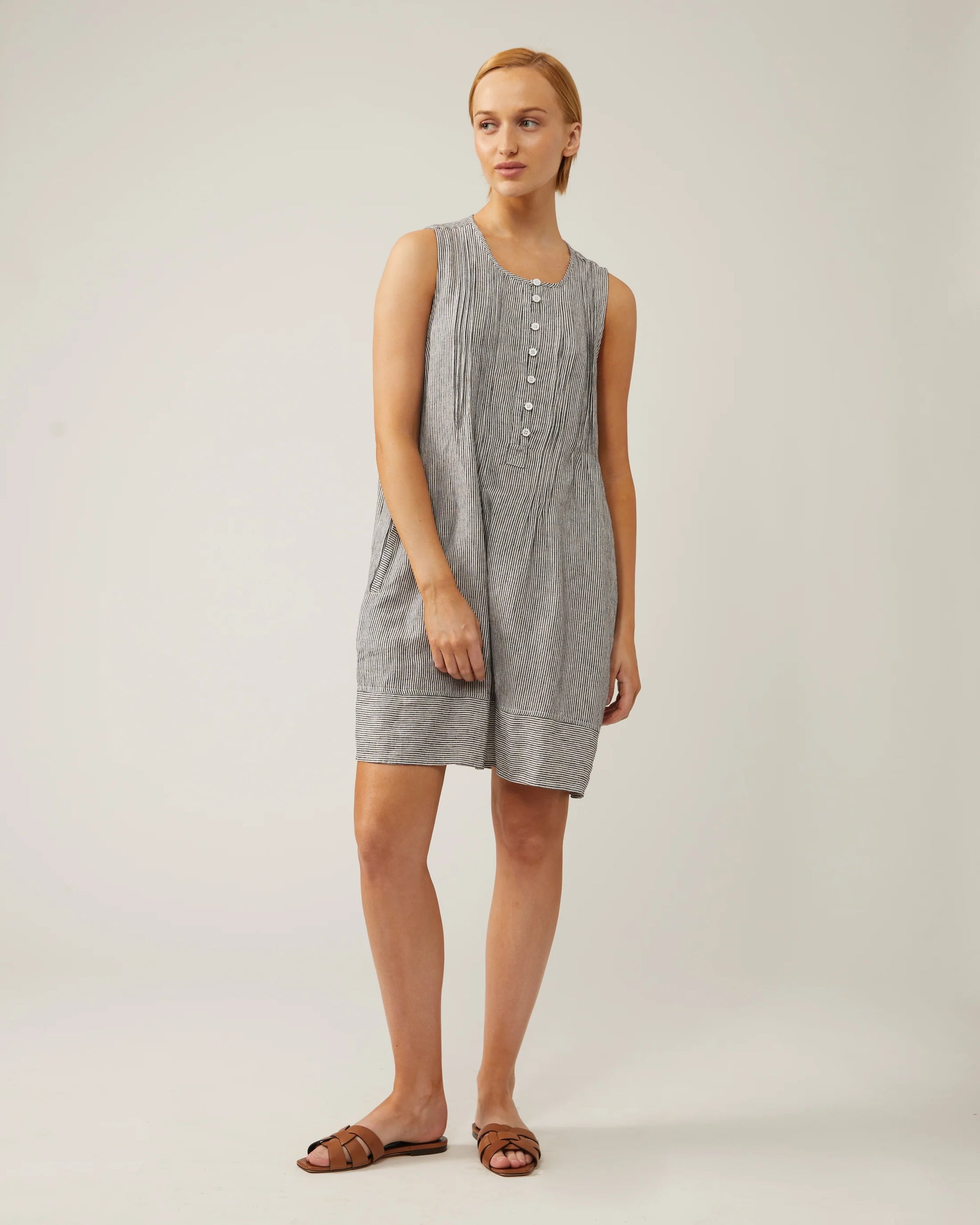 NAIF - ROBE NYLA - NOIR/BLANC - PÉ26