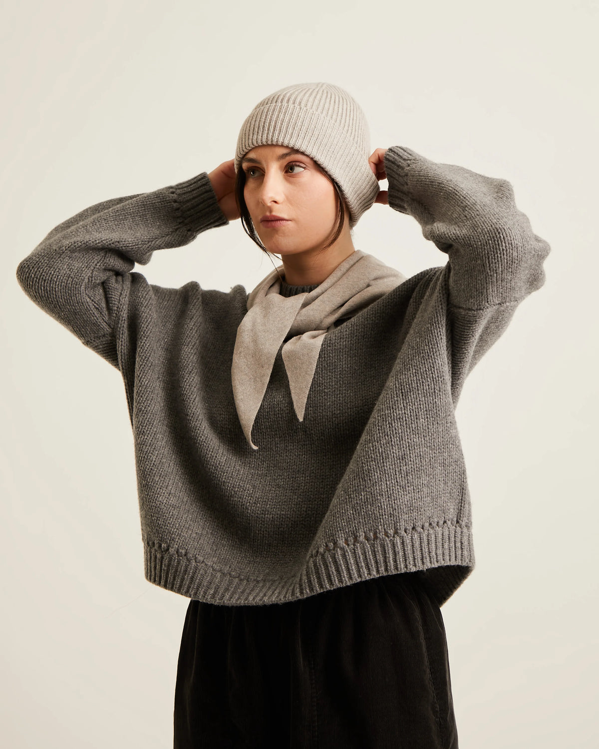 NAIF - CHANDAIL ORIANA - GRIS FONCÉ - AH26