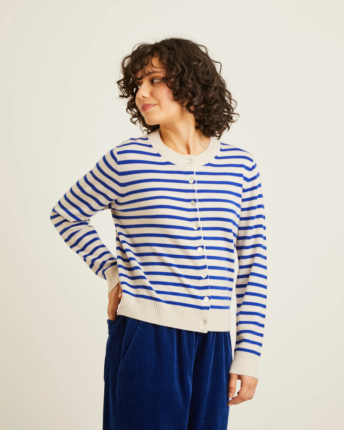 NAIF - CARDIGAN JADEN - CRAIE/COBALT - AH26