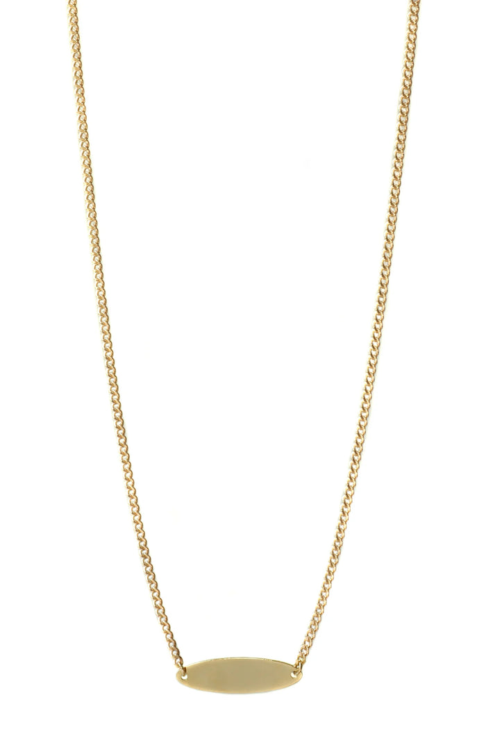 LISBETH JEWELRY - ID NECKLACE - GOLD FILL