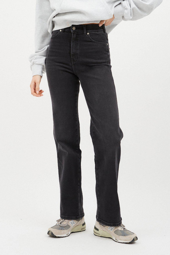 DR DENIM - JEANS DROIT MOXY - BLACK MIST - AH23