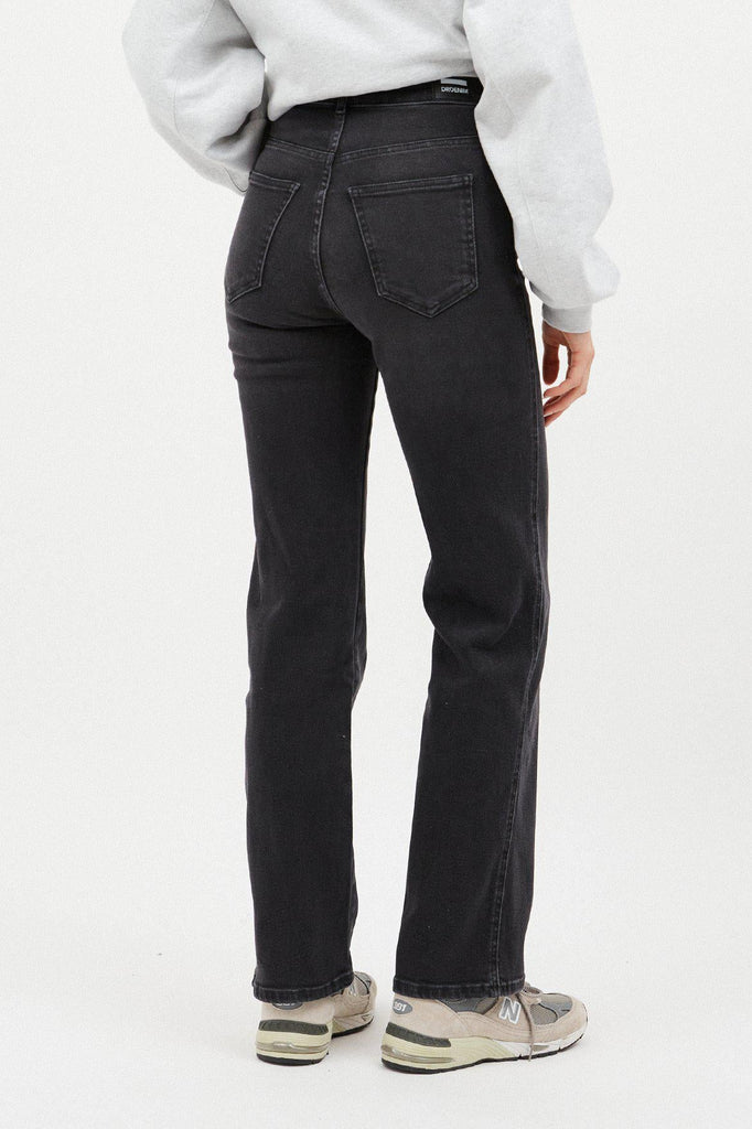 DR DENIM - JEANS DROIT MOXY - BLACK MIST - AH23