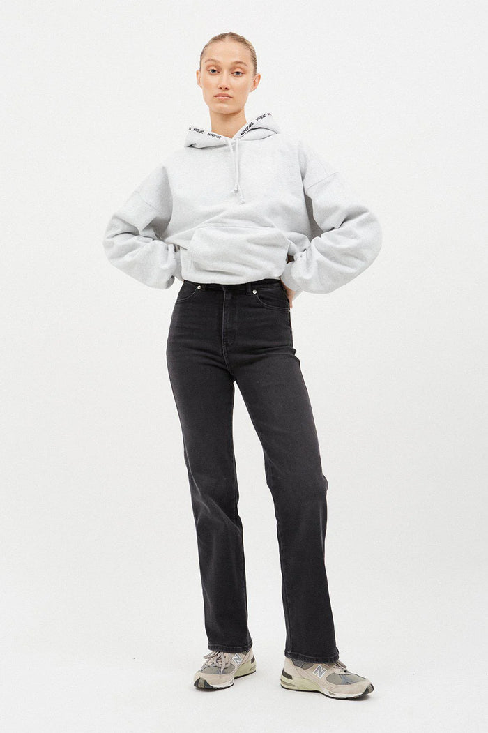 DR DENIM - JEANS DROIT MOXY - BLACK MIST - AH23