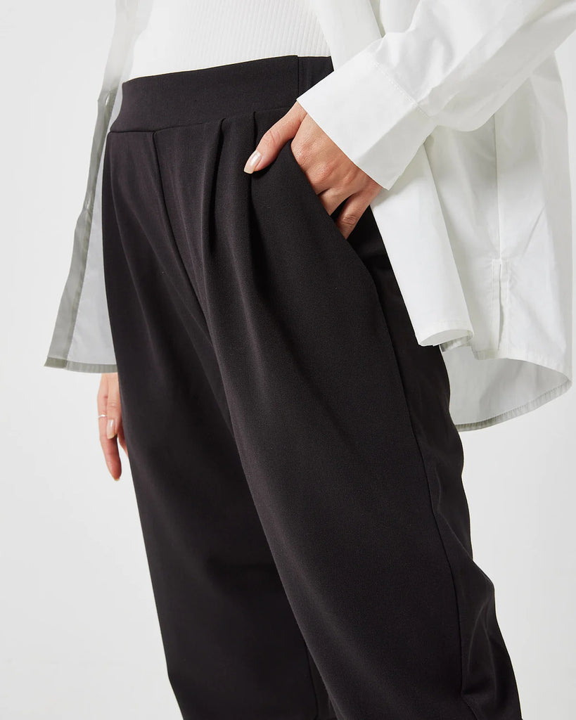 MINIMUM - PANTALON SOFJA - NOIR - AH23