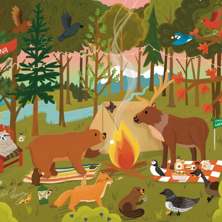 VILLAGER PUZZLES - CAMP CANADIANA - 250 MORCEAUX