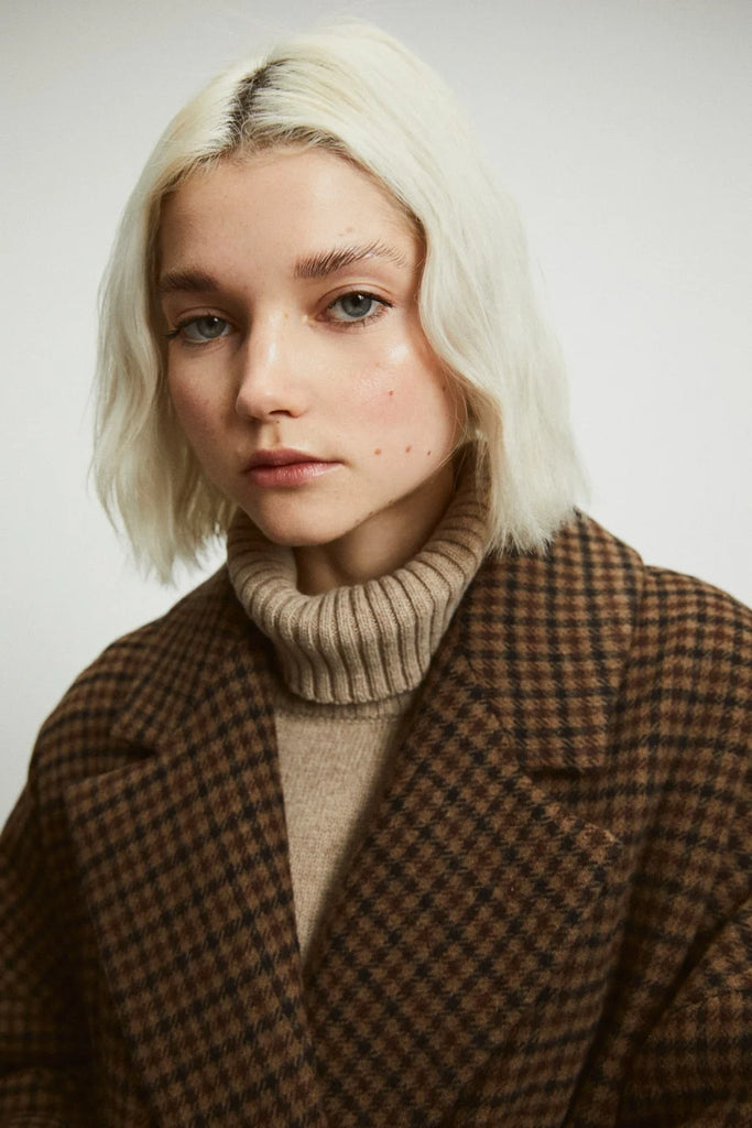 RITA ROW - CEDAR  COAT - CHECKERED - FW23