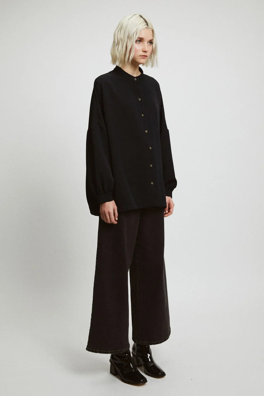 RITA ROW - MILLER SHIRT - BLACK - FW23