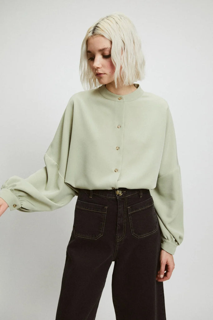 RITA ROW - MILLER SHIRT - DIRTY GREEN - FW23