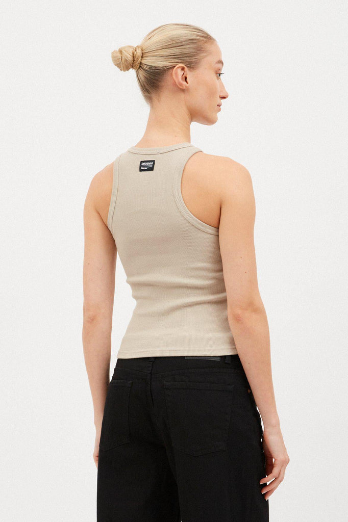 DR DENIM - HAUT AMELIE - PALE TAUPE - AH23