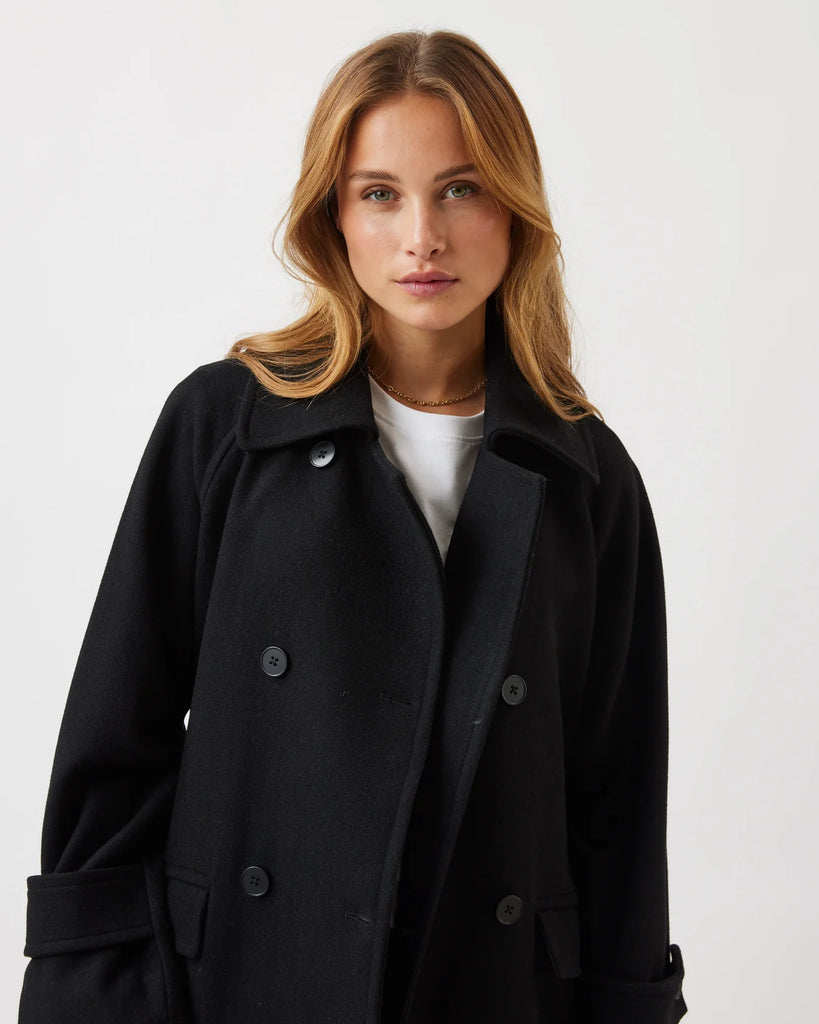 MINIMUM - LISSU TRENCHCOAT - BLACK - FW23