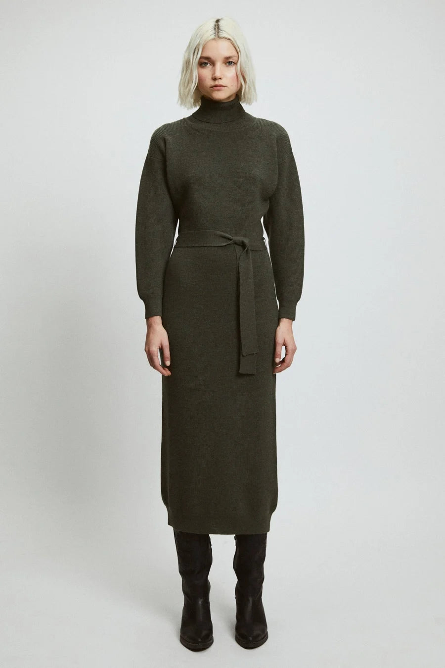 RITA ROW - HART DRESS - KHAKI - FW23