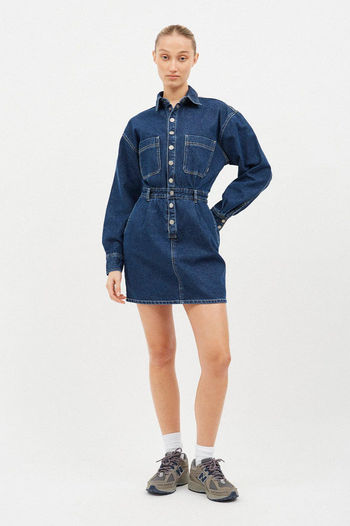 DR DENIM - ROBE TEEGAN - PEBBLE DARK RETRO - AH23