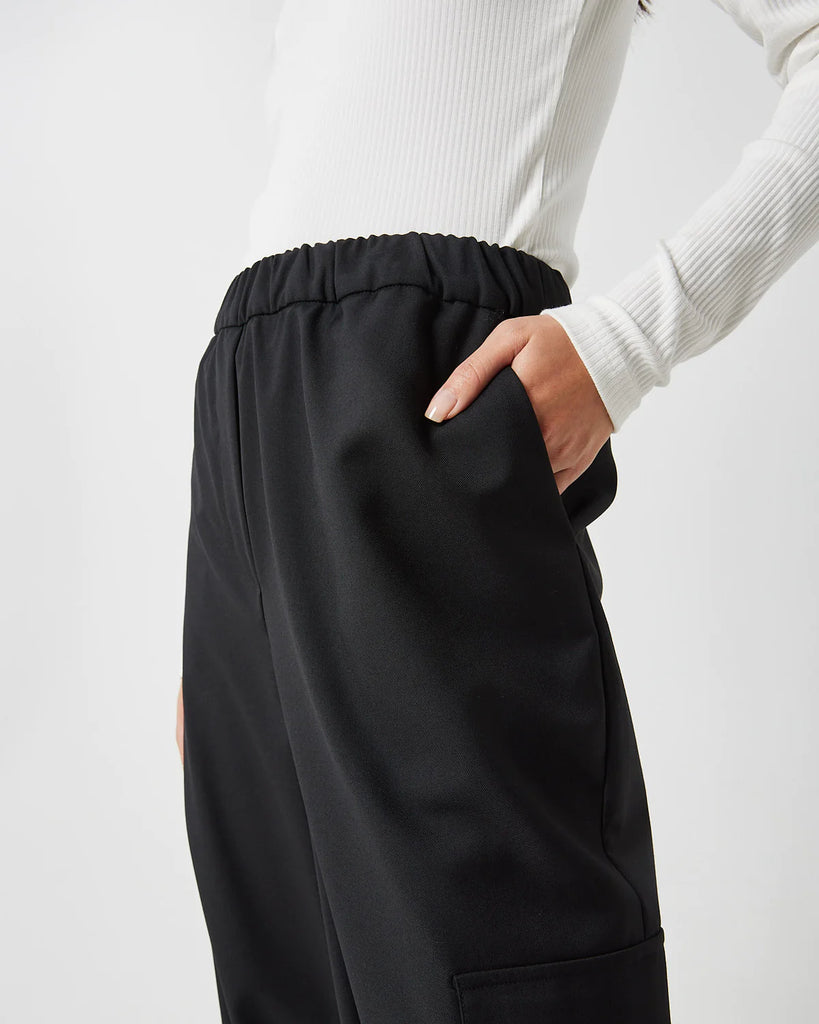MINIMUM - PANTALON KATES - NOIR - AH23