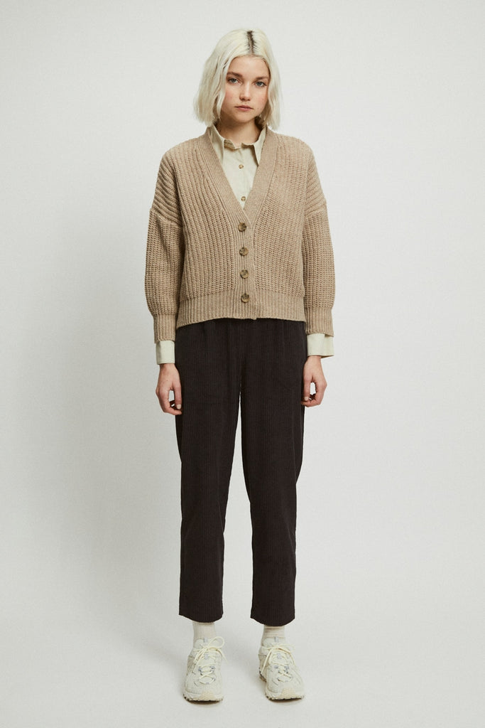 RITA ROW HOLE CARDIGAN BEIGE FW23 Boutique Unicorn