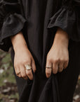 HAWKLY - SHIELD RING - SILVER
