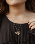 HAWKLY - FAUNA NECKLACE - BRONZE