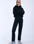 DR DENIM - ARCH JEANS - BLACK USED - FW25