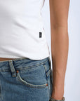 DR DENIM - T-SHIRT KENNA - BLANC CASSÉ - PÉ25