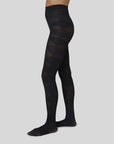 SWEDISH STOCKINGS - COLLANT REBECKA ARGYLE - NOIR