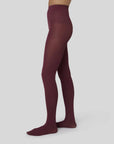 SWEDISH STOCKINGS - OLIVIA TIGHTS - DEEP RED