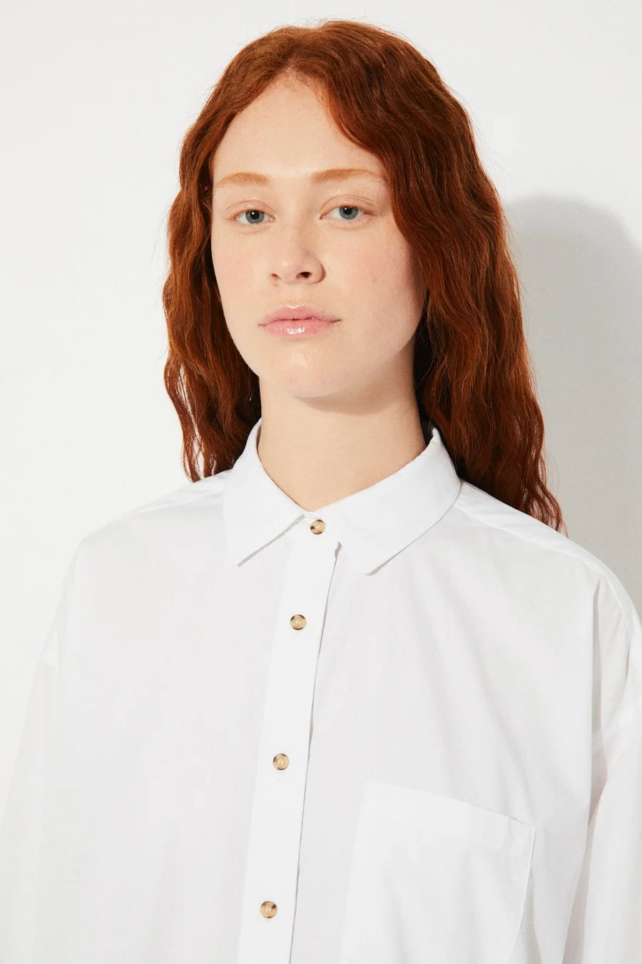 RITA ROW - CHEMISIER MORRIS - BLANC - PÉ25