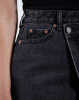 DR DENIM - RENAY SKIRT - RETRO BLACK - FW25