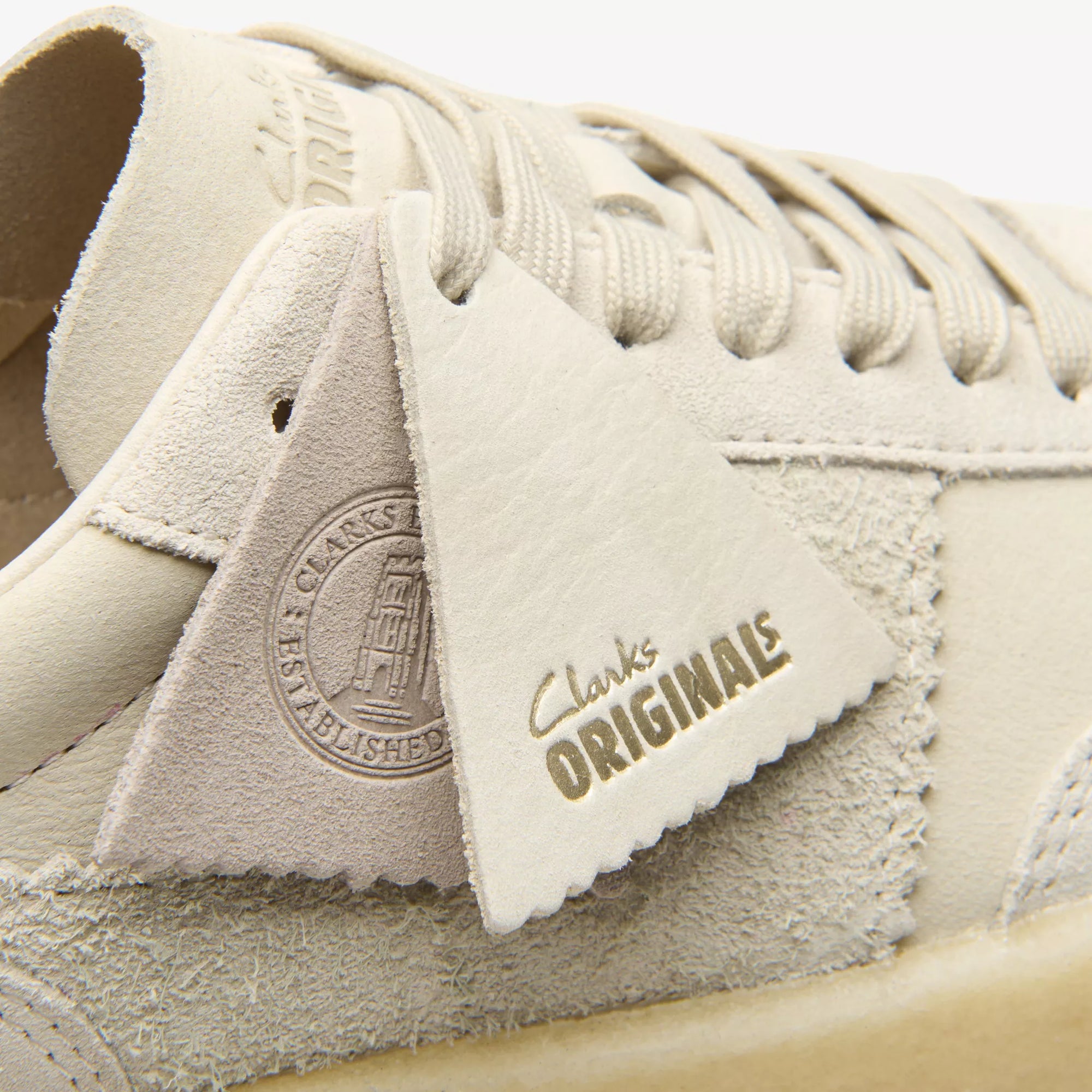CLARKS - TOR 80 SHOE - OFF-WHITE COMBINATION - SS25