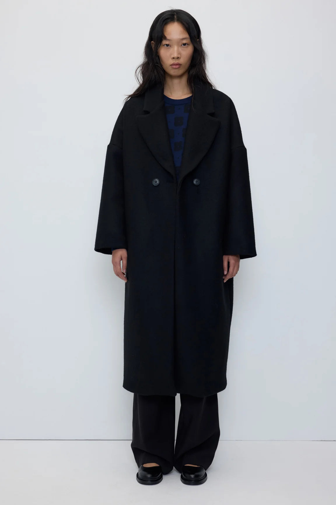 RITA ROW - MANTEAU CEDAR - NOIR - AH26