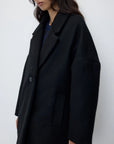 RITA ROW - MANTEAU CEDAR - NOIR - AH26