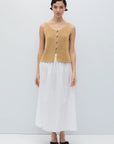 RITA ROW - FISHER SKIRT - WHITE - SS26