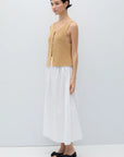 RITA ROW - FISHER SKIRT - WHITE - SS26