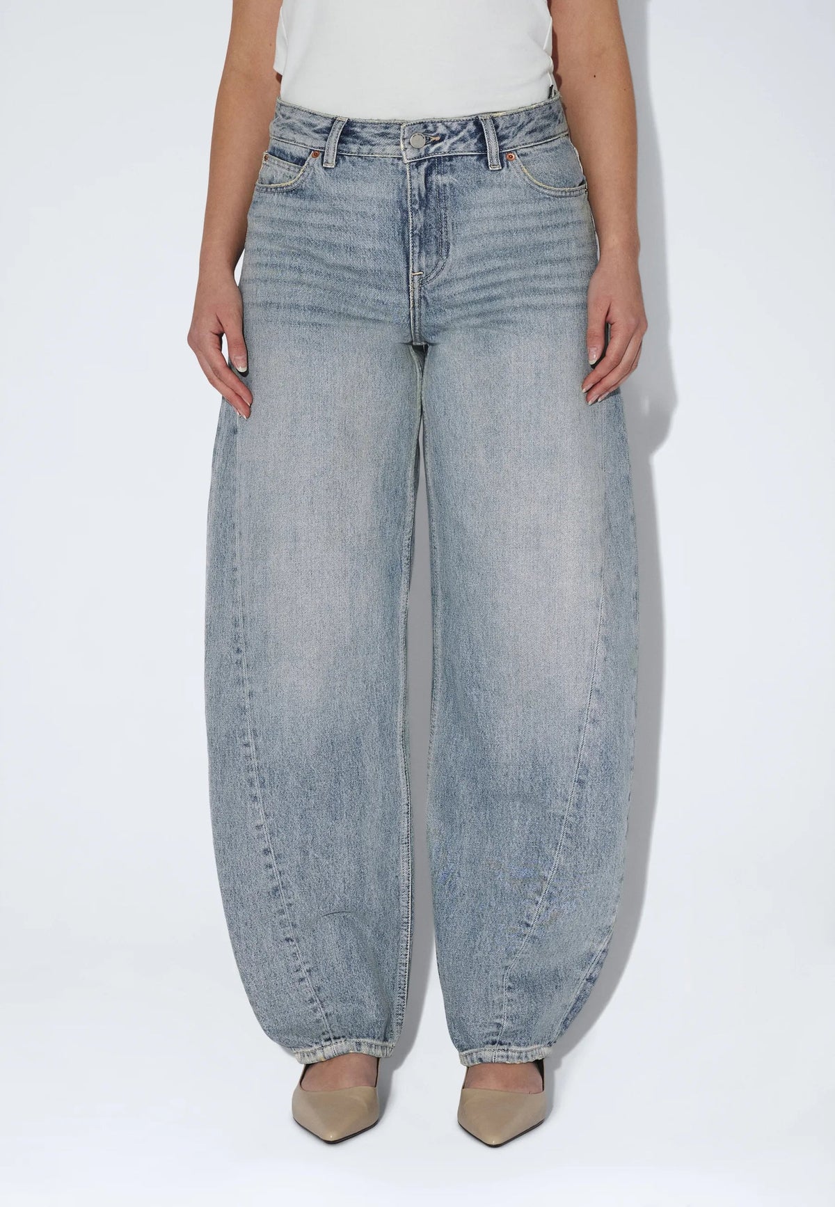 DR DENIM - NANCI BARREL JEANS - DRIFT LIGHT USED - FW26