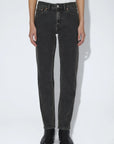 DR DENIM - SLIM STRAW JEANS - TAR AGED BLACK - FW26