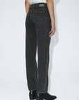 DR DENIM - SLIM STRAW JEANS - TAR AGED BLACK - FW26