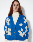 RITA ROW - LIZA CARDIGAN - BLUE - FW25