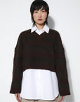 RITA ROW - MEG SWEATER - BROWN - AH25
