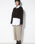 RITA ROW - MEG SWEATER - BROWN - AH25