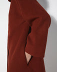 RITA ROW - ALINE COAT - RUST - AH25