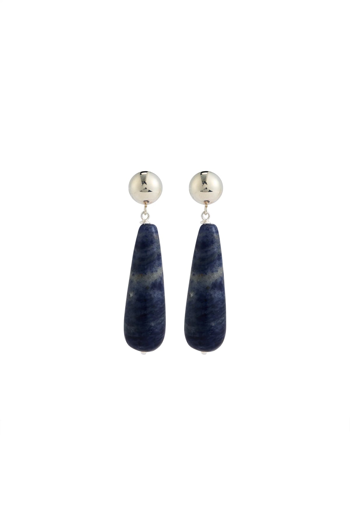 LISBETH JEWELRY - ARWEN EARRINGS - SODALITE/SILVER