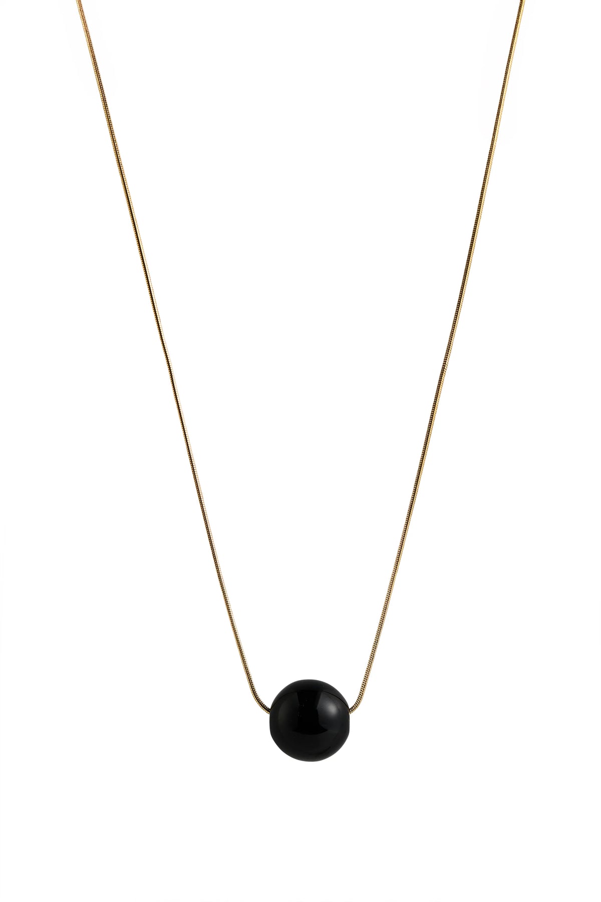 LISBETH JEWELRY - LOTER NECKLACE - OBSIDIAN