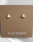 ELLIE PARKER CERAMICS - BOUCLES D'OREILLE TRIANGLE EN CERAMIQUE