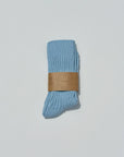 BILLY BAMBOO - RIBBED COTTON HIGH SOCKS - CRYSTAL BRIGHT