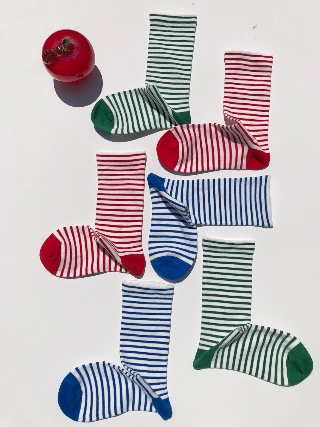 BILLY BAMBOO - CHAUSSETTES HAUTES À RAYURES COULEUR POP