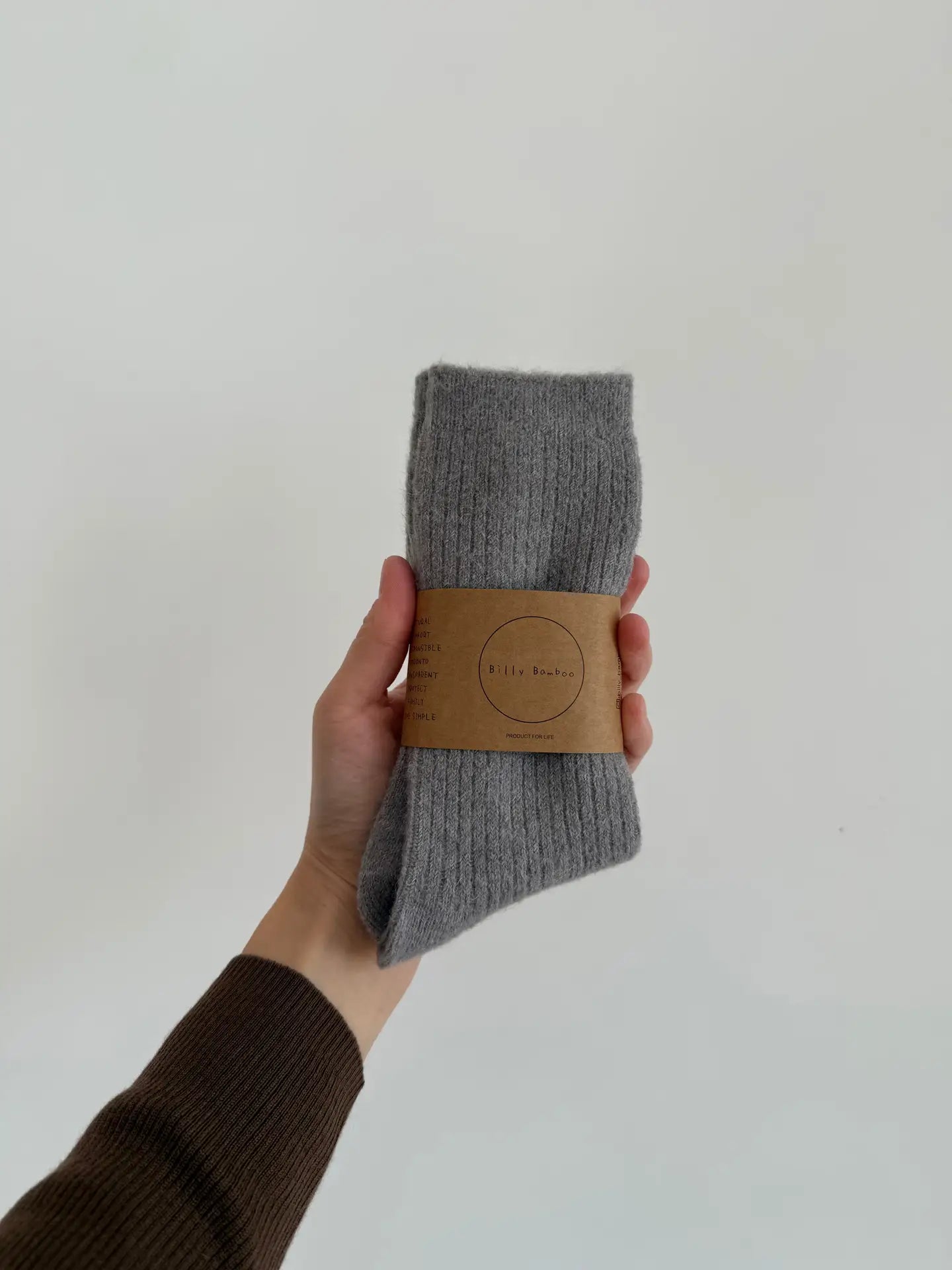 BILLY BAMBOO - CHAUSSETTES DE CABINE EN ALPAGA