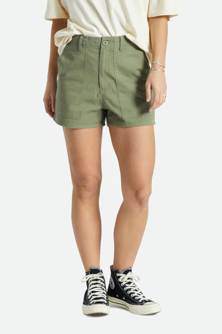 BRIXTON - SHORT VANCOUVER - OLIVE - PÉ23