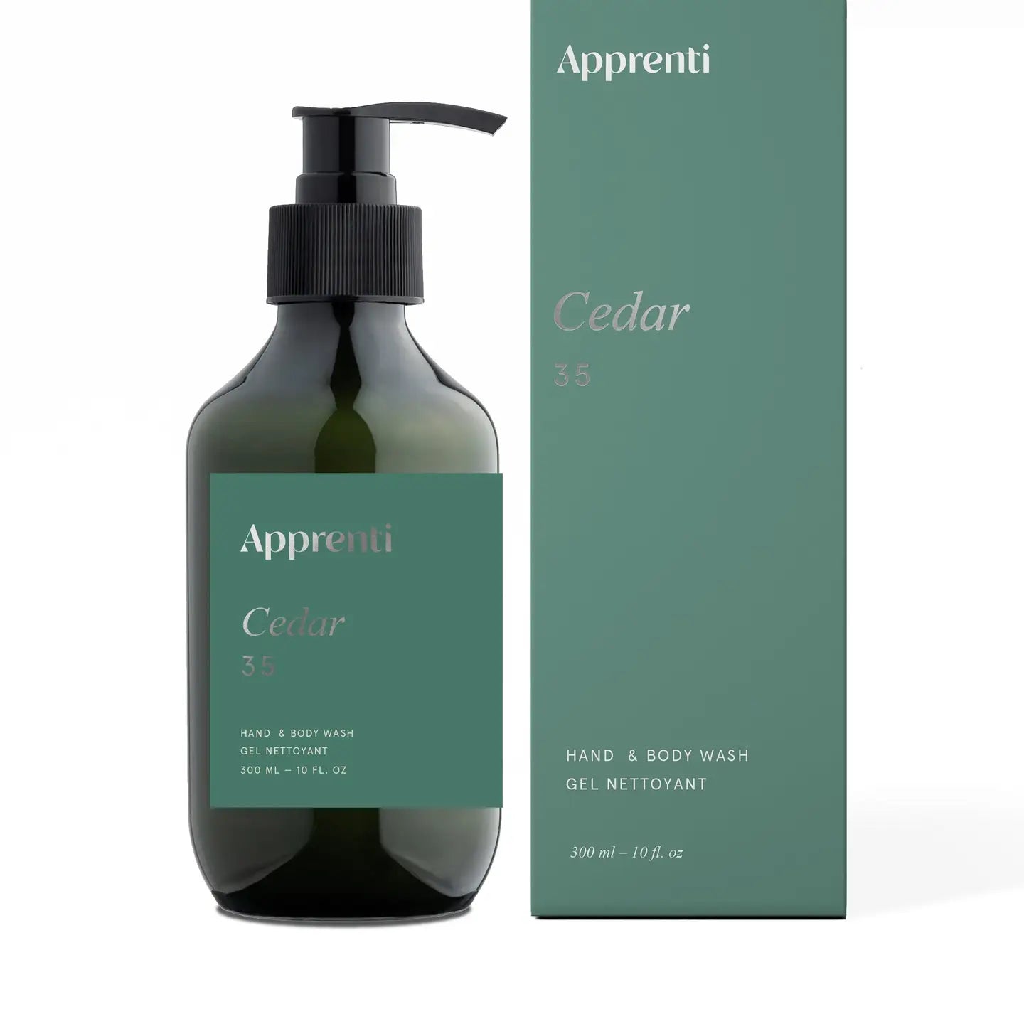 APPRENTI - GEL NETTOYANT POUR LE CORPS &amp; LES MAINS - CÈDRE 35