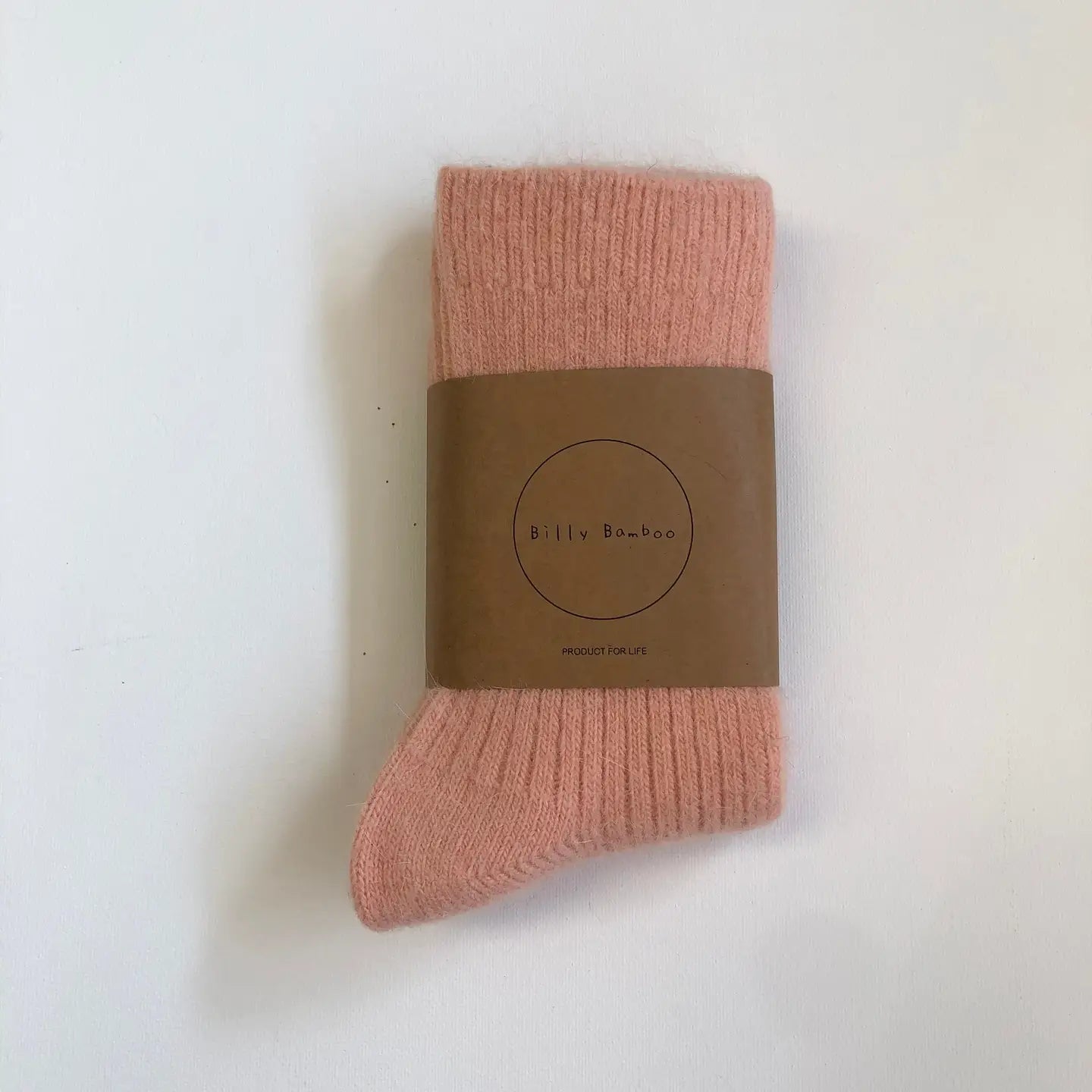 BILLY BAMBOO - CHAUSSETTES ANGORA - SNOW PASTEL