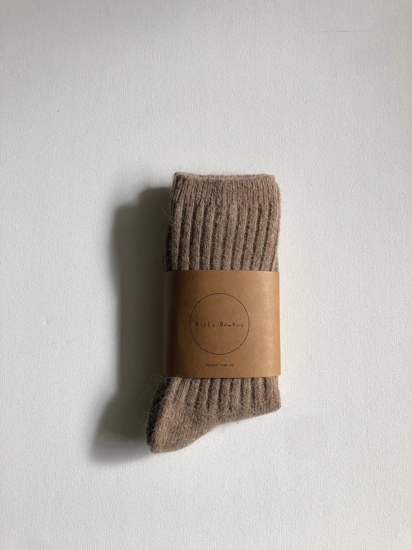 BILLY BAMBOO - CHAUSSETTES EN ANGORA ROYALE - NEUTRE