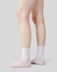 SWEDISH STOCKINGS - LINA SOCKS - PACK OF 2 - DOT WHITE