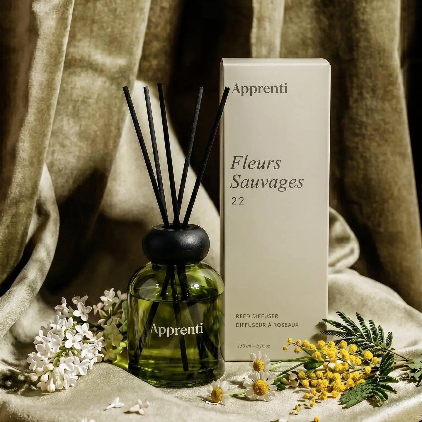 APPRENTI - DIFFUSEUR À ROSEAUX - FLEURS SAUVAGES 22